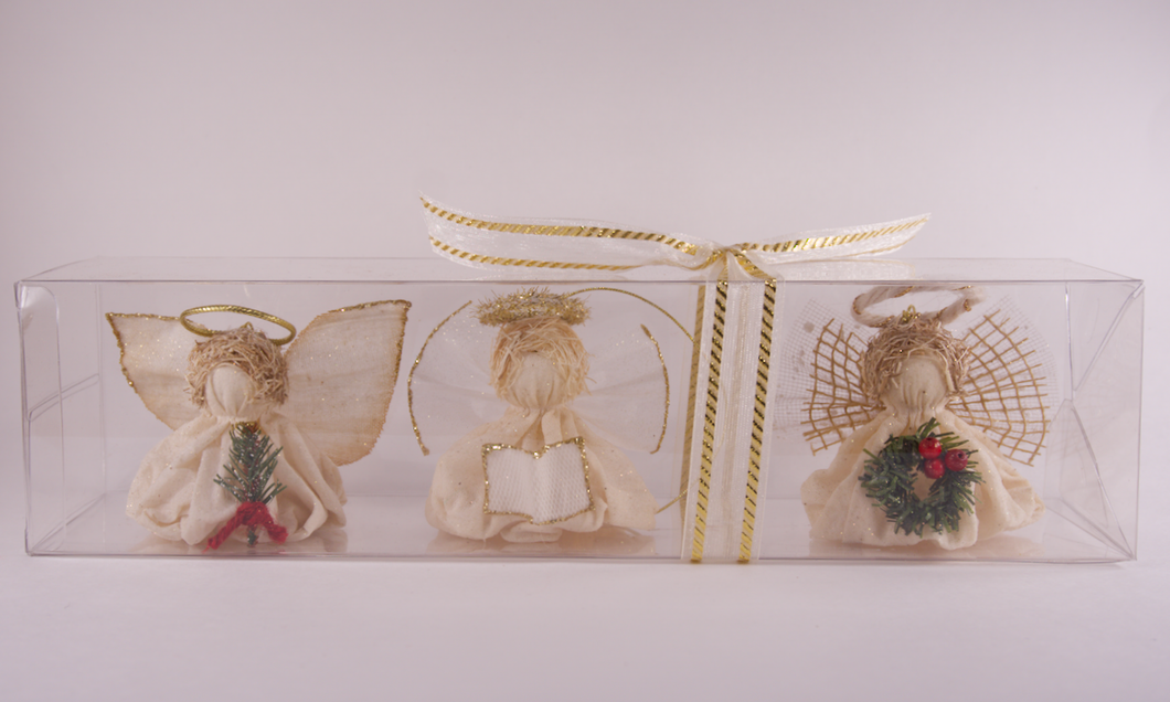 Festive Trio Angel Set    3 x 3