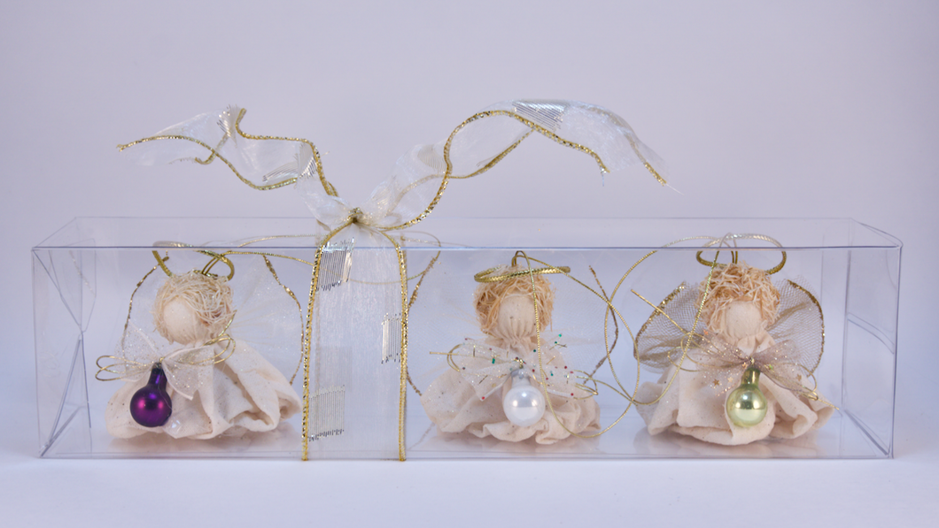 Holiday Trio Angel Set    3 x 3